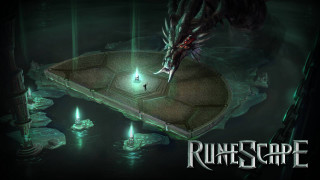 Dark room giant knife glowing - light in the middle free wallpaper