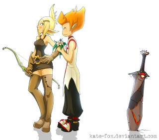 Cartoon couple guitar violin fantasy - fantasy art free wallpaper for tablet