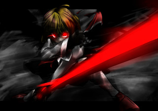 Cartoon character red lightsaber black - a red light saber free wallpaper