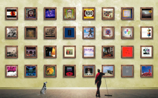 Man standing wall framed pictures 2 - artwork free wallpaper