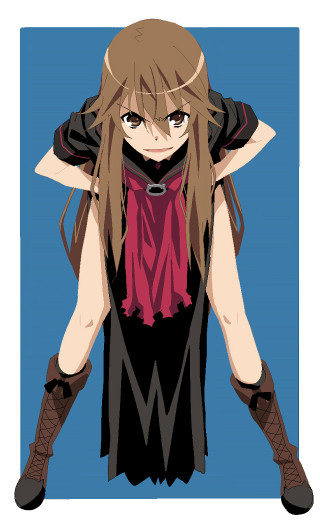 Woman longhair blackshirt redscarf portrait - her hip free wallpaper for mobile