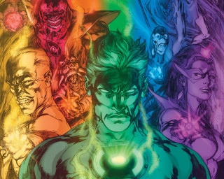 Group green lantern rainbow background - a rainbow background free wallpaper