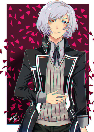 White hair black jacket pink - a white hair free wallpaper for mobile