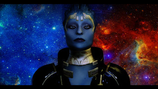 Woman space suit blue face - a blue face free wallpaper