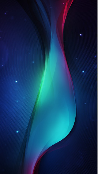 Blue red abstract background stars - wave free wallpaper for mobile