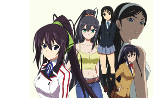 Anime girls group suit white - a man in a suit free wallpaper