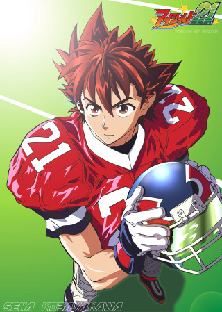 Cartoon football player helmet ball - eizan kikukawa free wallpaper for mobile
