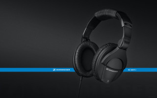 Headphones microphone blue line ambient - rembrandt free wallpaper