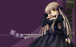 Anime girl black dress purple - claire falkenstein free wallpaper