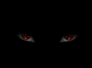 Cat eyes glowing red dark - red eye free wallpaper for desktop