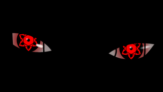 Red eyes black background red - a pair free wallpaper for desktop