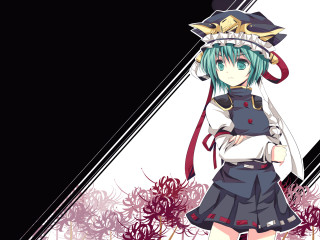 Anime girl hat dress black - a red ribbon free wallpaper