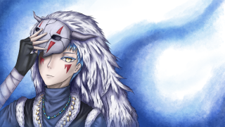 Weird mask furry animal head - weird free wallpaper