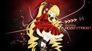 Anime girl blonde hair red 5 - arrow free wallpaper