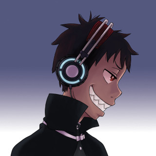 Cartoon character headphones black jacket - headphone free wallpaper for tablet