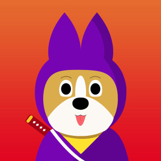 Dog purple outfit red knife - free dogs wallpaper for tablet