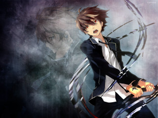 Man holding sword wall spider - a spider man free wallpaper