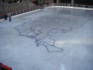 Skateboarder drawing map ice rink - a map of the united states free wallpaper