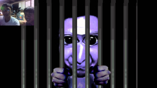 Man purple mask jail cell - dada free wallpaper