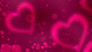 Pink background hearts bubbles middle 2 - anne dunn free wallpaper for desktop