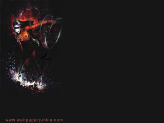 Woman black dress dancing hoop - bill sienkiewicz free wallpaper