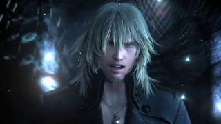 Blonde man black jacket dark - final free wallpaper for desktop