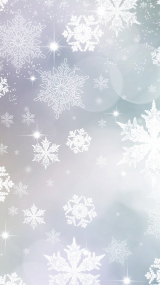 Snowflake background blue white stars - an ambient occlusion free wallpaper for mobile