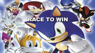 Sonic characters race to win - a poster of a group free wallpaper