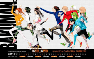 Anime calendar january 2011 characters - a calendar free wallpaper