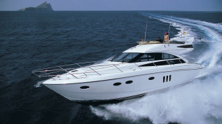 White boat water rock person - alesso baldovinetti free wallpaper