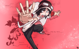 Manga boy goggles hat outstretched - anime style free wallpaper