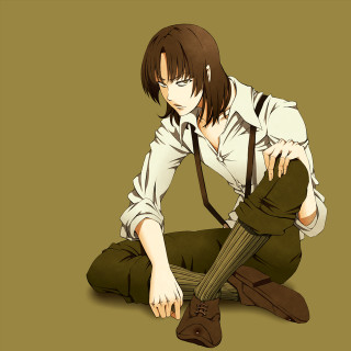 Man kneeling tie shoes formal - his foot free wallpaper