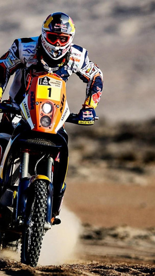 Man motorcycle dirtroad hillside sky - free motorcycles wallpaper for mobile