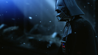Darth vader helmet snow night 2 - a darth vader helmet free wallpaper