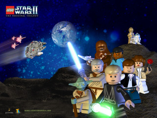 Lego star wars ii light - a light saber free wallpaper for desktop
