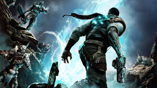 Futuristic suit man cave demon - other man free wallpaper