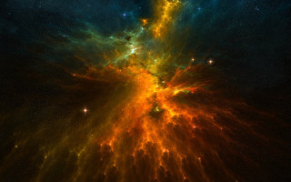 Colorful star cluster sky stars - star and dust free wallpaper