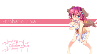 Pink haired girl dog ears - dada free wallpaper for desktop