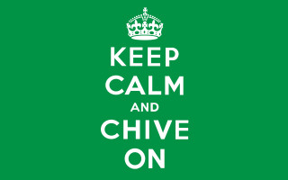 Green keep calm chive on - plain background free wallpaper