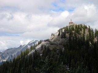 Mountain tower trees background clouds - tree and mountains free wallpaper for desktop