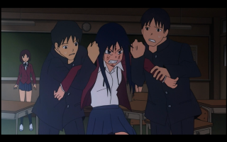 Group people room desk chairs - epic scene free wallpaper