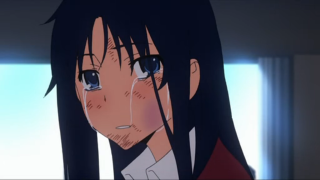 Anime blackhair sad crying moon - a sad expression free wallpaper