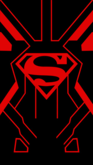 Superman logo crossed swords cross - a silk screen free wallpaper for mobile