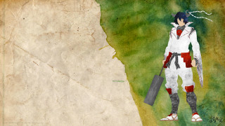 Man white suit suitcase cigarette - a white suit free wallpaper