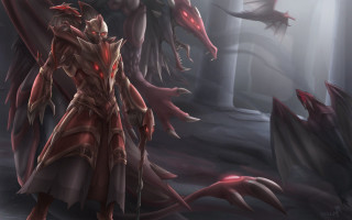Demonic forest demon back arm 2 - a demonic demon free wallpaper