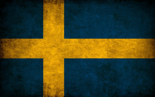 Grungy flag yellow cross blue 2 - a grungy flag free wallpaper