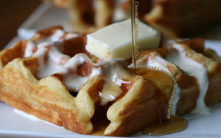 Waffle bite butter cube fork - a bite free wallpaper