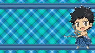Cartoon boy blue dress tennis - plaid free wallpaper for desktop