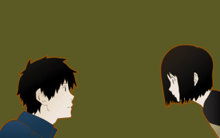 Couple people standing close faces - their free wallpaper