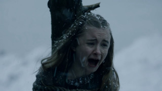 Woman snow renaissance gesture beard - open free wallpaper